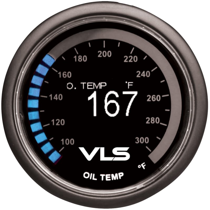 Revel — Revel VLS 52mm 100-300 Deg F Digital OLED Oil Temperature Gauge