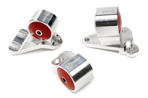 Innovative Mounts — Innovative 88-91 Civic B-Series Silver Aluminum Mounts 75A Bushings (Cable)