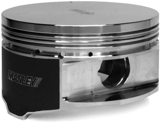 Manley Performance — Manley Ford 4.6L Modular V8 3.572in Bore 1.220in CH -18.00 CC Piston Set
Piston Set