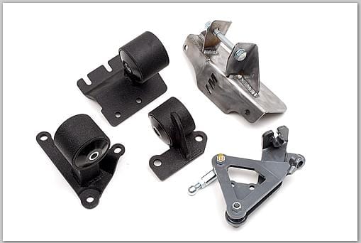 Innovative Mounts — Innovative 88-91 Civic H-Series Black Steel Mounts 75A Bushings (Manual Hydro Actuator)