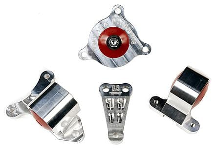 Innovative Mounts — Innovative 02-06 Acura RSX K-Series Black Aluminum Mounts 85A Bushings (Manual Trans Not K24 Trans)
